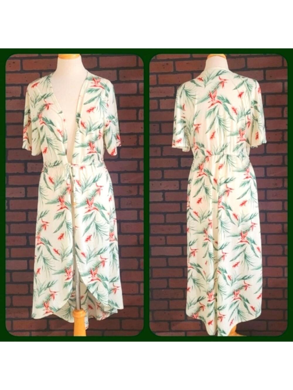 Liberty Love Tropical Duster Top Size Large